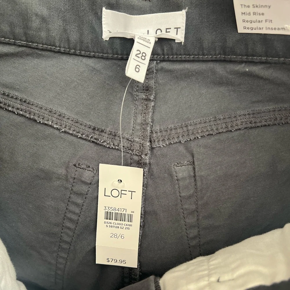 Loft The Skinny Mid Rise Pant - Picture 3 of 5